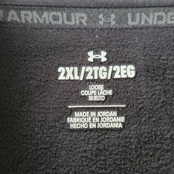 Under Armour Women's 2XL Sweatshirt Fleece Half-Zip Black NWT - Picture 7 of 11
